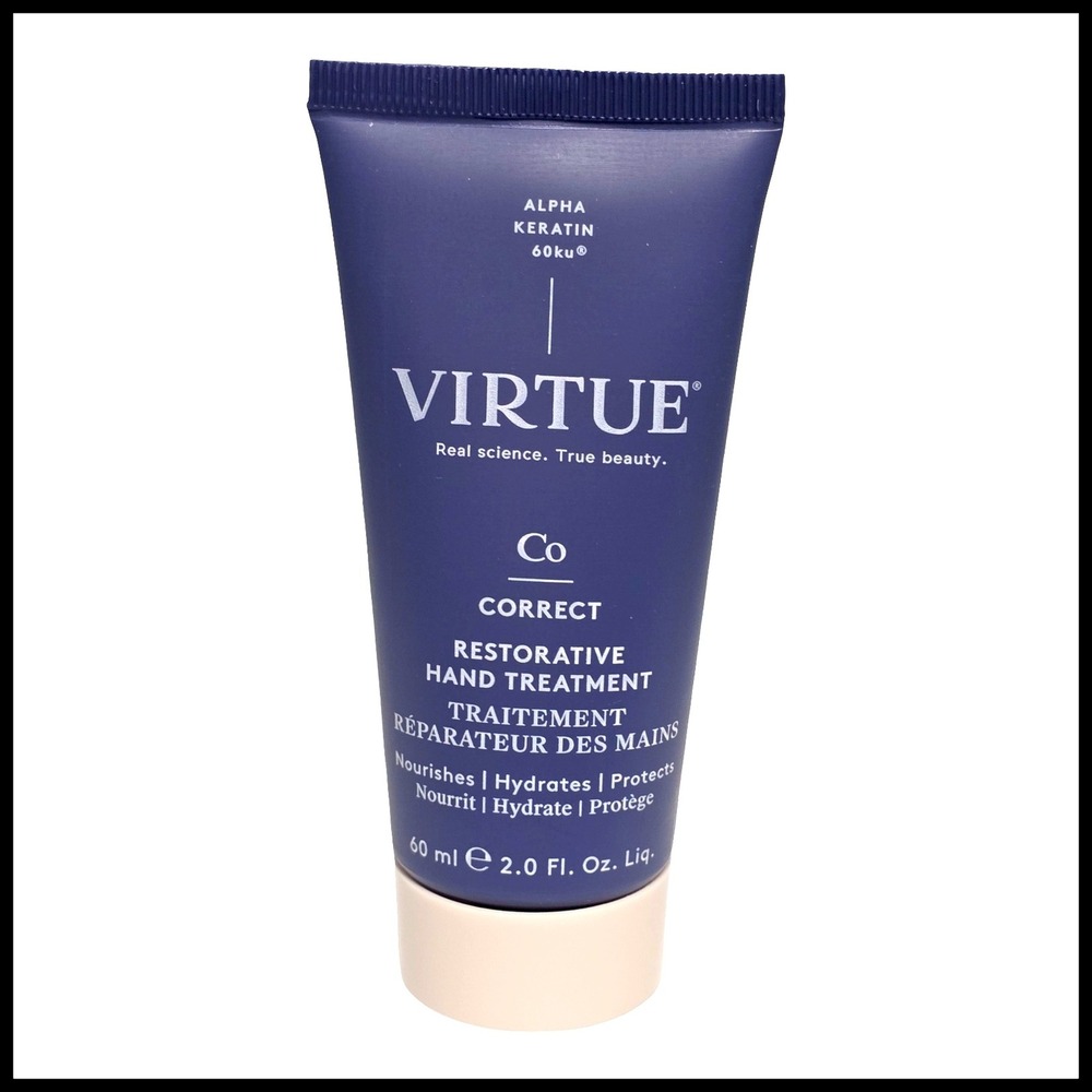 Virtue Correct Restorative Hand Treatment Alpha Keratin 60ku 2.0 Fl Oz 60ml NEW‎